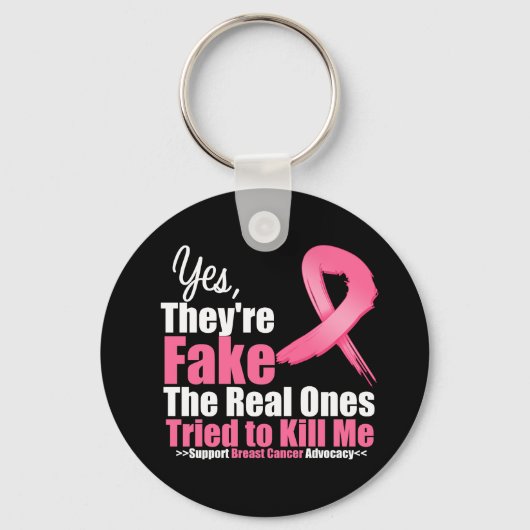 Porte-clés OUI, ils sont faux...Mes vrais ont essayé de me tu (Recto)