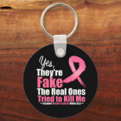 Porte-clés OUI, ils sont faux...Mes vrais ont essayé de me tu (Recto)