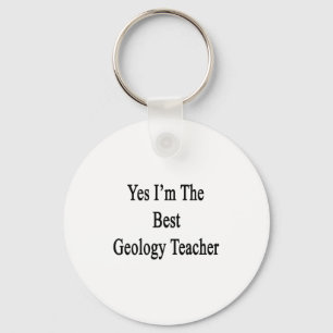 Porte-clés Oui, je suis le meilleur professeur de géologie