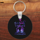 Porte-clés Our Family Is Built On A Stable Foundation  (Recto)