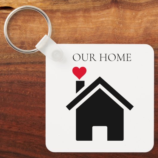 Porte-clés Our Home With Irish Blessing (Recto)