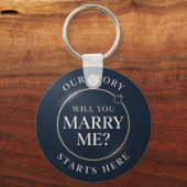 Porte-clés Our Next Chapter Personalized Love Keepsake (Recto)