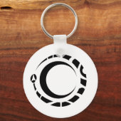 Porte-clés ouroboros et lune (Recto)