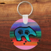 Porte-clés Ours aurores boréales Esprit Ours (Recto)