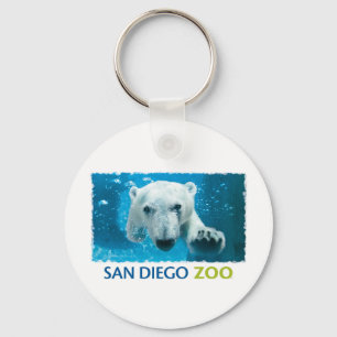 Porte-clés Ours blanc de zoo de San Diego