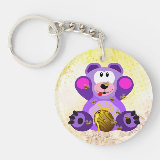 Porte-clés Ours bleu (Devant)