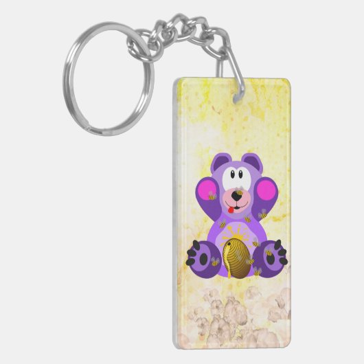 Porte-clés Ours bleu (Devant gauche)