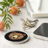 Porte-clés Ours Brown pour l'automne (Côté)