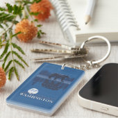 Porte-clés Ours dans le clair de lune - le Mont Saint Helens, (Devant droit)