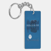 Porte-clés Ours dans le clair de lune - Yellowstone (Devant gauche)