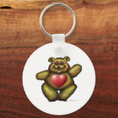 Porte-clés Ours de coeur (Recto)