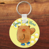Porte-clés Ours de miel doux (Recto)