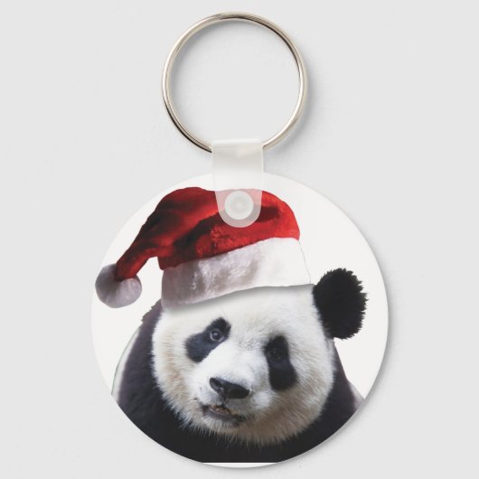 Porte-clés Ours de panda Noël (Recto)
