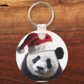 Porte-clés Ours de panda Noël (Recto)