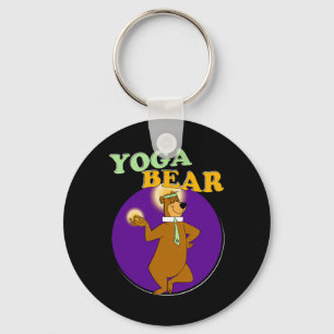 Porte-clés Ours de yoga drôle Yogi Yoga Workout