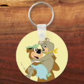 Porte-clés Ours de Yogi portant un ours de Cindy (Recto)
