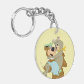 Porte-clés Ours de Yogi portant un ours de Cindy (Devant gauche)