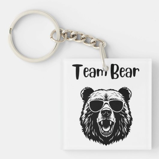 Porte-clés Ours d'équipe (Devant)