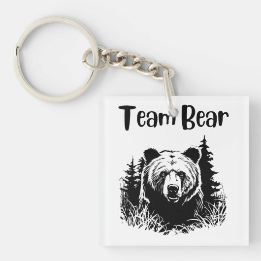 Porte-clés Ours d'équipe (Devant)