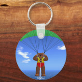 Porte-clés Ours Dinky Parapente (Recto)