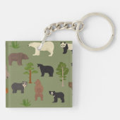 Porte-clés Ours du monde (Dos)