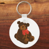 PORTE-CLÉS OURS EN PELUCHE MIGNON ADORABLE (Recto)