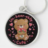 Porte-clés Ours en peluche mignon insupportable (Devant)