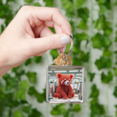 Porte-clés Ours en trombone fantaisie mignon (main)