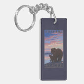 Porte-clés Ours et CUB - Anchorage, Alaska (Devant gauche)