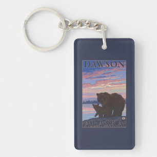 Porte-clés Ours et CUB - Dawson, Alaska