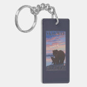 Porte-clés Ours et CUB - Skagway, Alaska (Devant gauche)