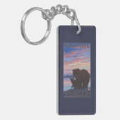 Porte-clés Ours et CUB - Wrangell, Alaska (Devant gauche)