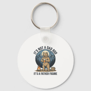 Porte-clés Ours figure paternelle drôle design vectoriel de c