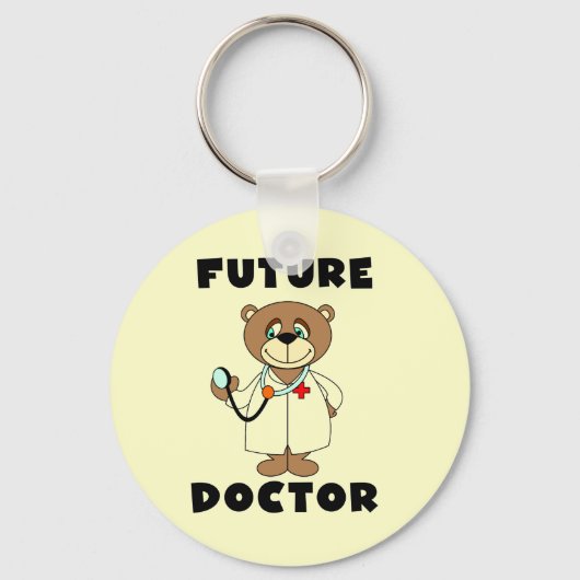 Porte-clés Ours Futur Docteur Tshirts et cadeaux (Recto)