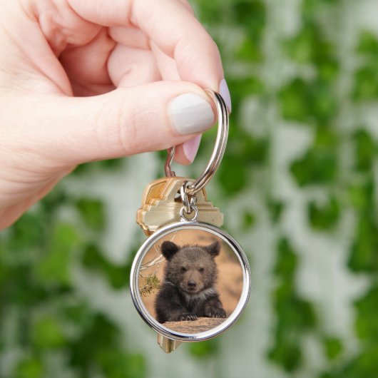 Porte-clés Ours gris CUB (main)