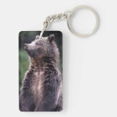 Porte-clés Ours gris debout (Dos)