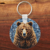Porte-clés Ours grizzly (Verso)