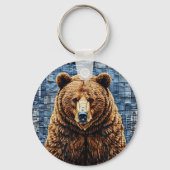 Porte-clés Ours grizzly (Verso)