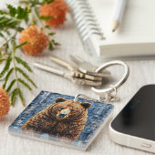 Porte-clés Ours grizzly (Devant Droit)