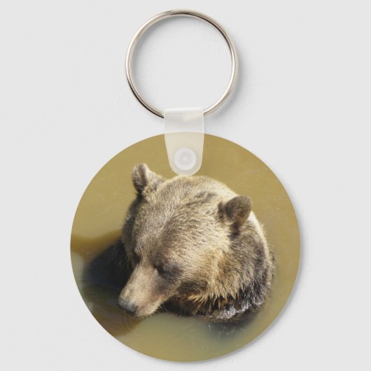 Porte-clés Ours grizzly (Recto)