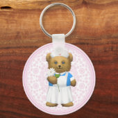 Porte-clés Ours-Infirmière - Ours-Teddy (Recto)
