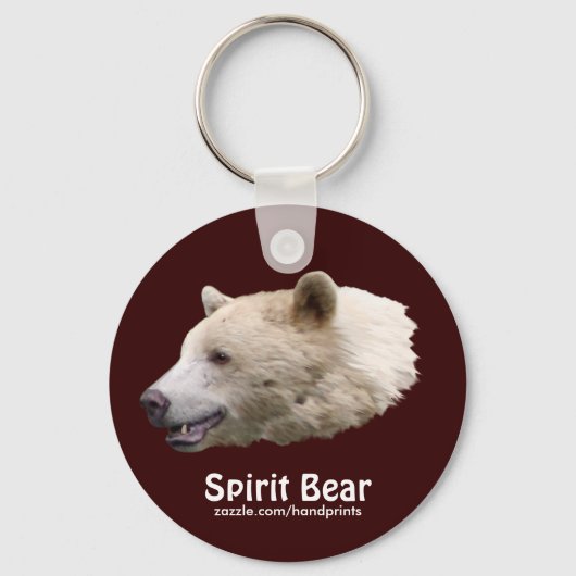 Porte-clés Ours Kermode dit "Spirit Bear" (Recto)