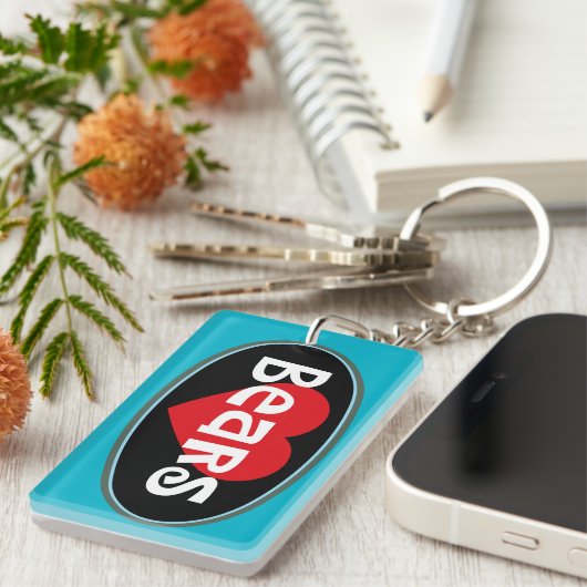 Porte-clés Ours Lover (Devant droit)