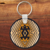 Porte-clés Ours Mimbres amérindien (Recto)