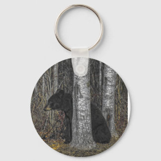 Porte-clés Ours noir