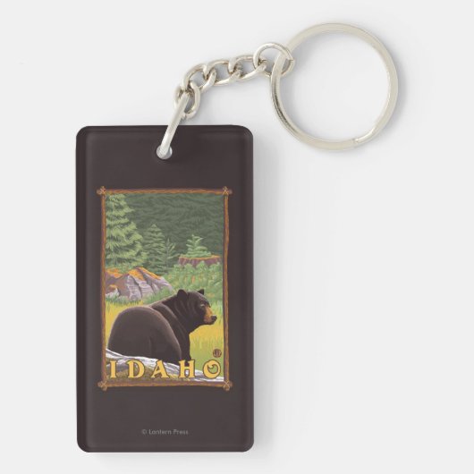 Porte-clés Ours noir dans la forêt - Idaho (Dos)
