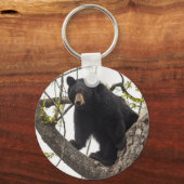 Porte-clés Ours noir Escalade (Recto)