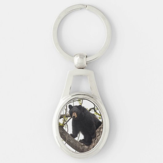 Porte-clés Ours noir Escalade (Devant)