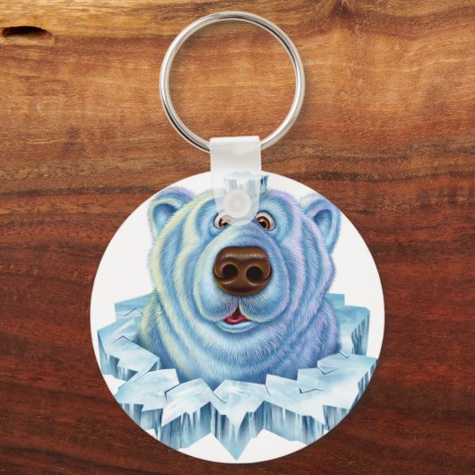 Porte-clés ours polaire (Recto)