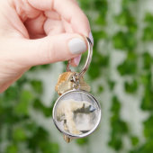 Porte-clés ours polaire (main)